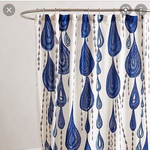 Anthropologie Linen Shower Curtain